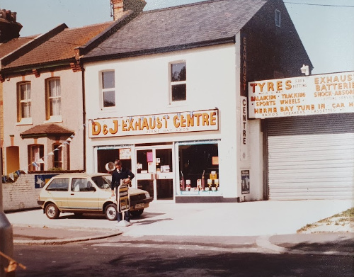 D & J Tyres original premises
